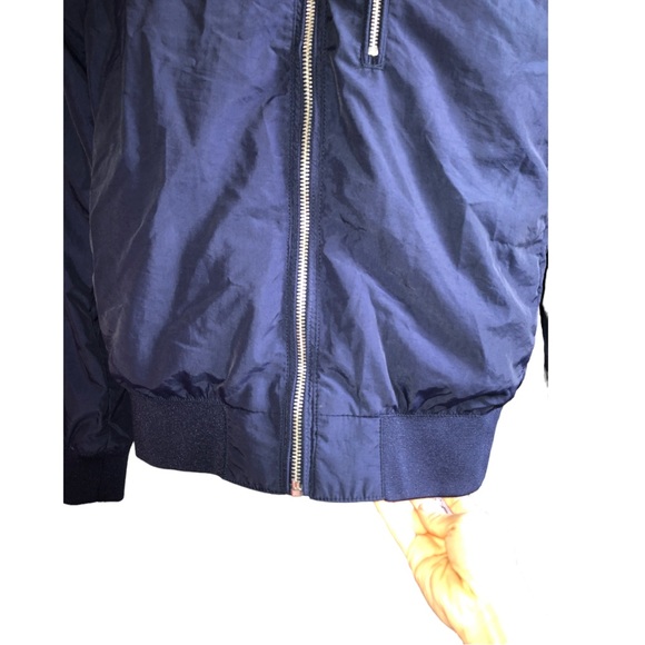 Men’s H&M Navy Blue Bomber Jacket - S - Picture 3 of 12